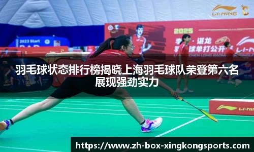 羽毛球状态排行榜揭晓上海羽毛球队荣登第六名展现强劲实力
